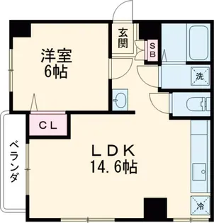 KDハイム【1階】の間取り