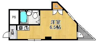 AMA長洲ビル【3階】の間取り