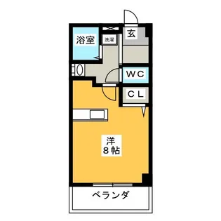 サンパレス植田【4階】の間取り