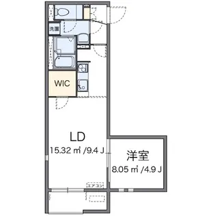 神奈川県秦野市渋沢2【アパート】の間取り