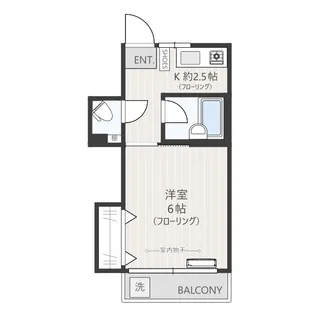 ホワイトハウス代田【2階】の間取り
