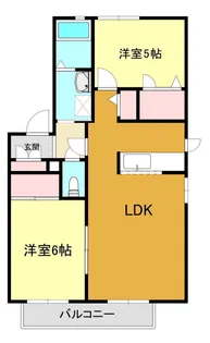 エールクレスト A【1階】の間取り