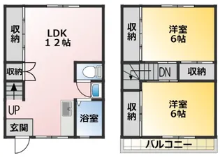 ネログリージョ【1階】の間取り