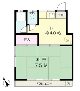 コーポ吉田【2階】の間取り