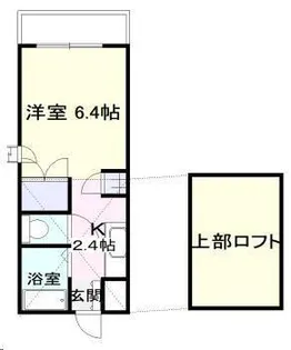 LUXYマンション【5階】の間取り