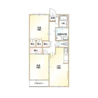 サンシャイン有泉【2階】の間取り