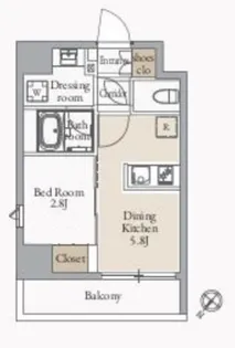 東京都台東区蔵前2【マンション】の間取り