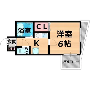 1Kの間取り画像