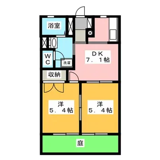 ヴィヴィッドハウス A【1階】の間取り
