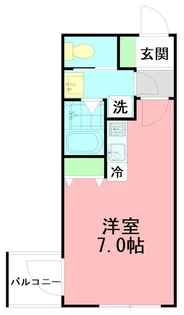 Fiore Casa・Fujisawa(フィオーレカーサ・フジサワ)【3階】の間取り