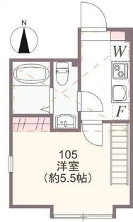 アザーレ・クオン日吉【1階】の間取り