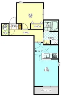 東京都中野区大和町1【アパート】の間取り