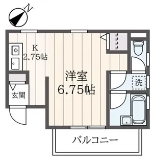 ハイムフジII【1階】の間取り