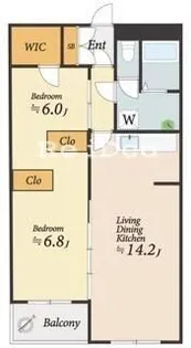 カーサ・ペロ八王子【3階】の間取り