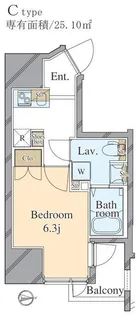 東京都江東区亀戸7【マンション】の間取り