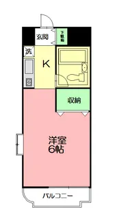 ジュネパレス平塚第19【4階】の間取り