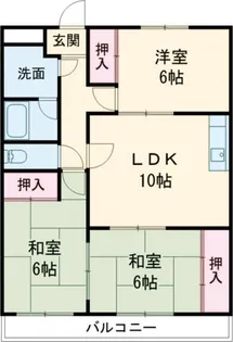緑ヶ丘角新ビル【3階】の間取り