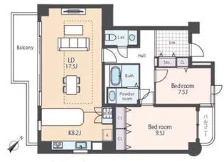 東京都目黒区碑文谷3【マンション】の間取り