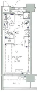 ラヴェニールステーションタワー【1階】の間取り