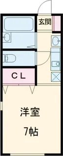 スプリングハイム浜田山【1階】の間取り