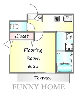 カーサ中野坂上【1階】の間取り