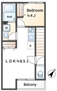 リファイントップ【2階】の間取り