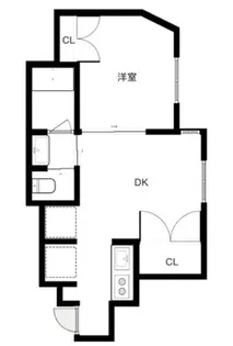 ゼニーヴ上落合【1階】の間取り
