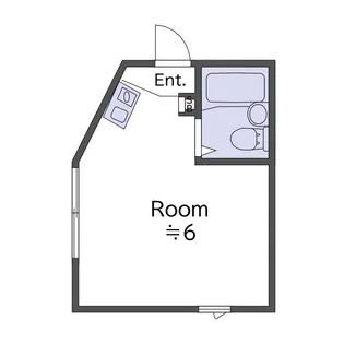 リブ代沢【1階】の間取り