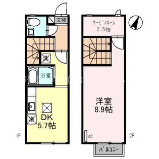 フレックステクノ Cの間取り