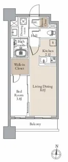 宮城県仙台市青葉区堤通雨宮町【マンション】の間取り