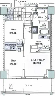 ザ・レジデンス四谷アベニュー【3階】の間取り