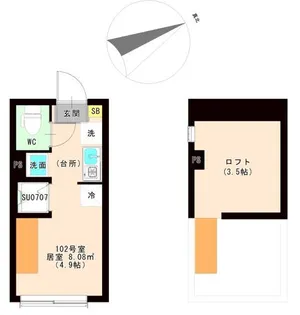 JUNE【1階】の間取り