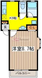東京都杉並区下高井戸4【アパート】の間取り