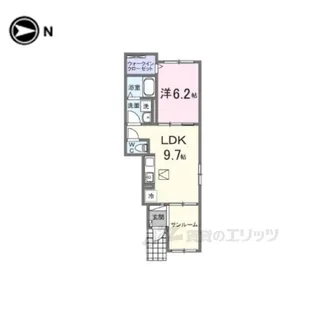リエール【1階】の間取り