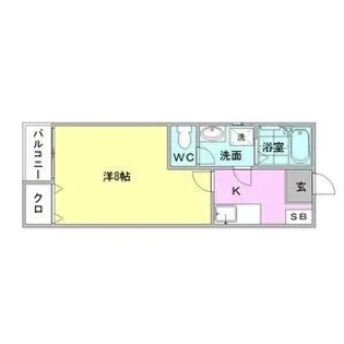 愛知県名古屋市千種区千種2【アパート】の間取り