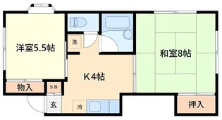 アミューズ磯子壱番館【1階】の間取り