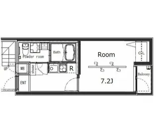 東京都板橋区蓮根1【マンション】の間取り