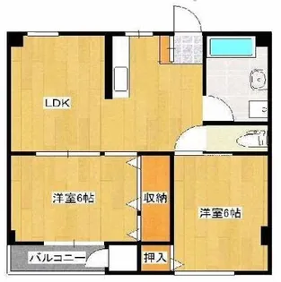 NISHIKI.138(初期5万以下・P1台込)【2階】の間取り