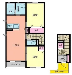 メゾン・ド・マキ【2階】の間取り