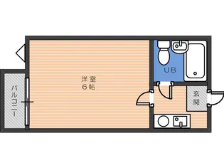 トアアルディ駒川【2階】の間取り