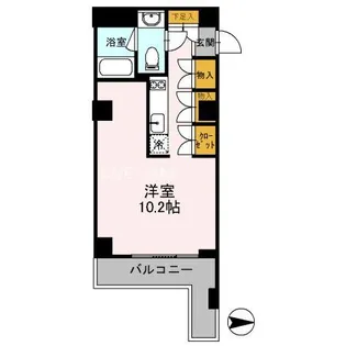 カスタリア目黒鷹番【2階】の間取り