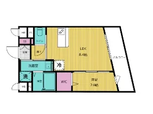 B CASA武蔵小杉II【5階】の間取り