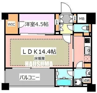 パークキューブ西ヶ原ステージ【2階】の間取り