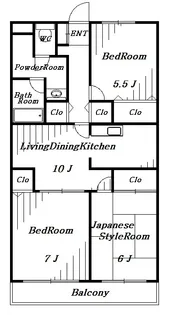 R FIELDS CHIBA【3階】の間取り