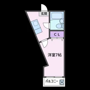 カオパレスNo.7【2階】の間取り