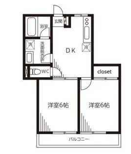 アヴニール【1階】の間取り