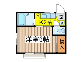 エコーハイツ【2階】の間取り