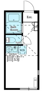 La Luce西横浜【2階】の間取り