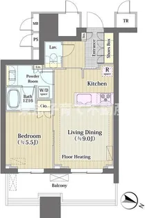 パークコート文京小石川ザ タワー【16階】の間取り