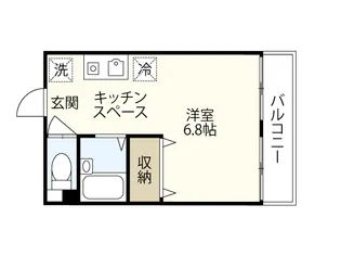 リバーコートA【3階】の間取り